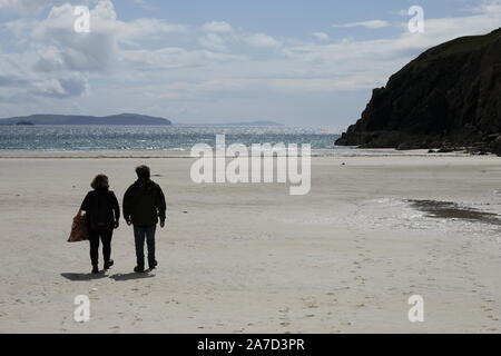 Polin Beach, Sutherland, Schottland Stockfoto