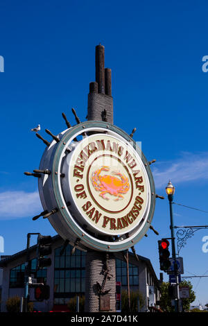 Fisherman's Wharf, San Francisco, Kalifornien Vereinigte Staaten von Amerika Stockfoto