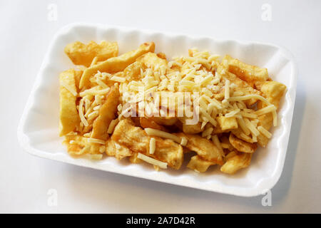 Allgemeine Ansichten von Harry's Fish and Chip Shop in Chichester, West Sussex, UK. Stockfoto