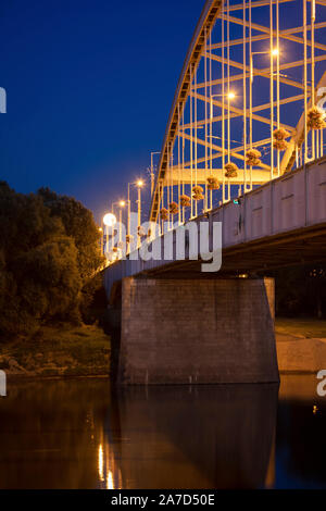 Bertalan Brücke in Szeged. Csongrad, Szeged, Ungarn. Stockfoto