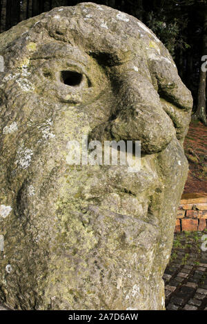 "Orme Sicht" Skulptur, Rundumleuchte fiel Country Park, Lancashire, Großbritannien Stockfoto