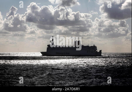 Stena Line Schiff M/S Stena Nautica, die zwischen Varberg (Schweden) - grenå (Dänemark) auf das Kattegat läuft. Foto Jeppe Gustafsson Stockfoto