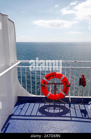 Stena Line Schiff M/S Stena Nautica, die zwischen Varberg (Schweden) - grenå (Dänemark) auf das Kattegat läuft. Foto Jeppe Gustafsson Stockfoto