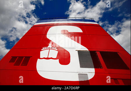 Stena Line Schiff M/S Stena Nautica, die zwischen Varberg (Schweden) - grenå (Dänemark) auf das Kattegat läuft. Foto Jeppe Gustafsson Stockfoto