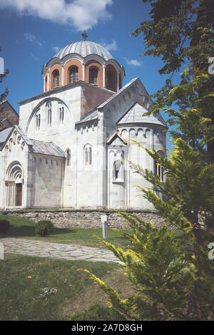 Studenica Kloster in Serbien. Studenica, Kraljevo, Serbien. Stockfoto