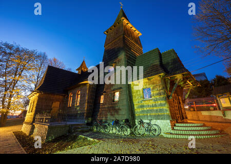 Unsere Liebe Frau von der Immerwährenden Hilfe Kirche in Rzepiska. Rzepiska, Kleinpolen, Polen. Stockfoto