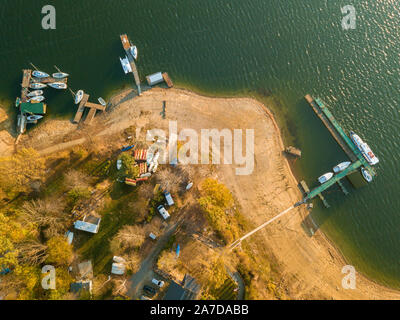 Panorama von Polanczyk Bereich. Polanczyk, Transkarpatien, Polen. Stockfoto