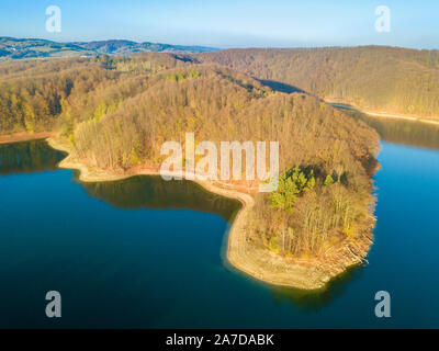 Panorama von Polanczyk Bereich. Polanczyk, Transkarpatien, Polen. Stockfoto