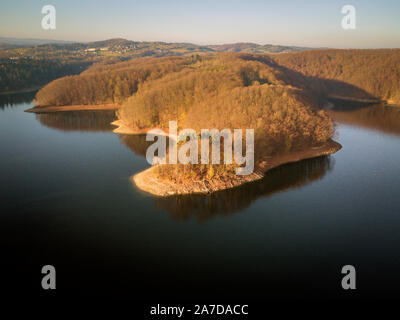 Panorama von Polanczyk Bereich. Polanczyk, Transkarpatien, Polen. Stockfoto