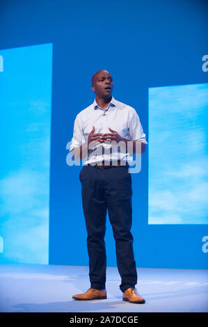 Liefert Rede auf dem Parteitag der Konservativen Partei 2019 in Manchester. 01.10.19 Mit: Shaun Bailey Wo: London, Vereinigtes Königreich, wenn: 01 Okt 2019 Credit: WENN.com Stockfoto