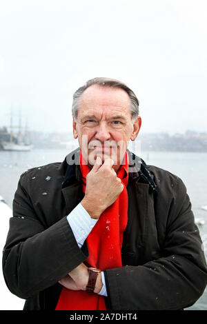 Stockholm, Schweden 20120123 Interview mit der Diplomat und ehemaliger Außenminister Jan Eliasson im Grand Hotel in Stockholm. Foto Jeppe Gustafsson Stockfoto