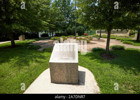 Secret City commemorative Spaziergang bei bissell Park Oak Ridge Tennessee USA Stockfoto