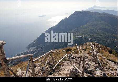 Monte Conocchia Halbinsel von Sorrent Stockfoto