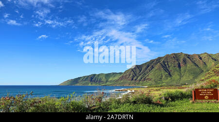 Kaena Point SP, Hawaii Stockfoto