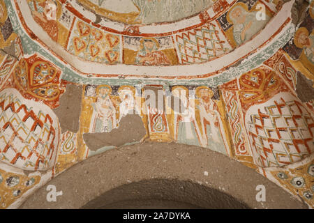 Agacalti Kirche in Ihlara Tal, Aksaray Stadt Türkei Stockfoto