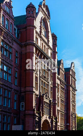 Die Sackvill Straße Gebäude (Bradshaw Gass & Hoffnung, 1902), Universität von Manchester. Grad II aufgeführt. Manchester, England, Großbritannien Stockfoto