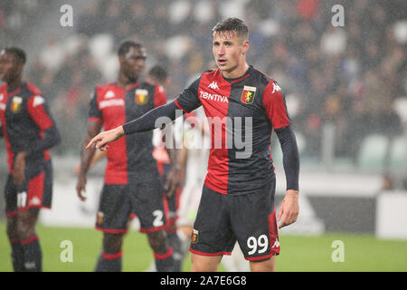 Torino, Italien. 30 Okt, 2019. Andrea pinamonti (Genua) während Juventus vs Genua, Italienische Fußball Serie A Männer-WM in Turin, Italien, 30. Oktober 2019 - LPS/Claudio Benedetto Credit: Claudio Benedetto/LPS/ZUMA Draht/Alamy leben Nachrichten Stockfoto