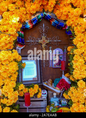 Día de los Muertos, Tag der Toten Dekorationen, San Diego, USA Stockfoto