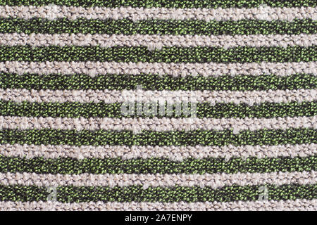 Hintergrund von einem gestreiften Stoff, die Textur von Maschenstoffen Stockfoto