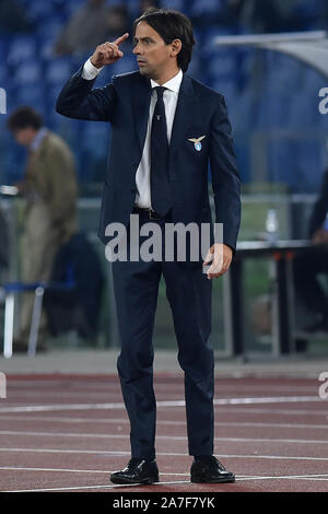 Fußball Serie A Lazio v Torino, Olimpic Stadium. Rom (Italien), 30. Oktober 2019 Latium trainer Simone Inzaghi Stockfoto
