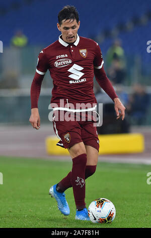 Fußball Serie A Lazio v Torino, Olimpic Stadium. Rom (Italien), 30. Oktober 2019 Daniele Baselli Stockfoto
