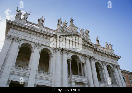 Die Kathedrale des Erlösers und des Heiligen Johannes des Täufers und des Evangelisten in der Lateran-basilika, Rom Stockfoto