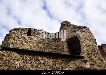 Westseite der Abtei, Bury St Edmunds Suffolk Stockfoto