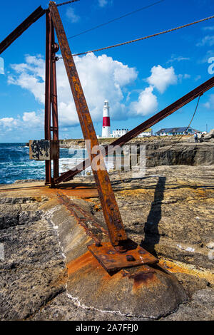 PORTLAND BILL LEUCHTTURM Stockfoto