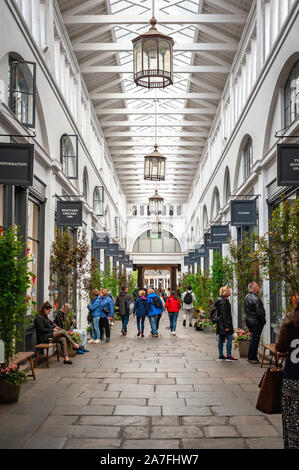 London, Großbritannien. 05-02-2019. Covent Garden Market. Touristische Sehenswürdigkeiten im Zentrum von London. Stockfoto