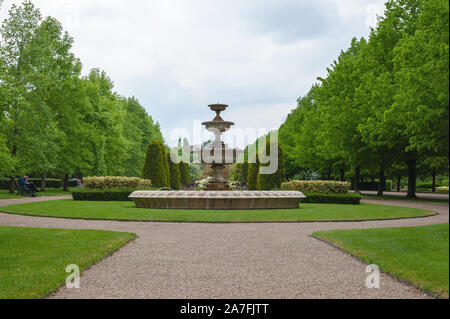 London, Großbritannien. 05-03-2019. Regent's Park im Stadtzentrum. Im traditionellen englischen Stil der Royal Garden. Stockfoto