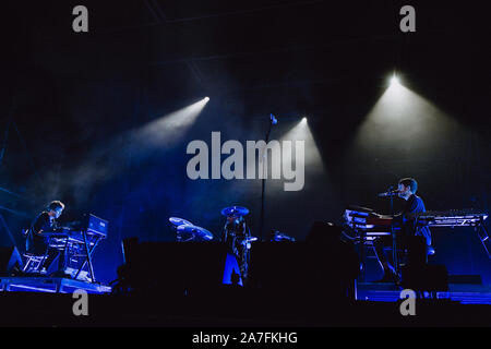 Englisch Produzent James Blake führt live in Turin Stockfoto