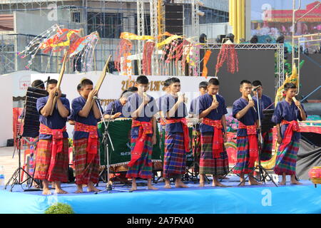 Traditionelle thailändische Musiker Stockfoto