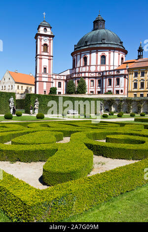 Zámek Jaroměřice nad Rokytnou, Kraj Vysočina, Ceska Republika/Schloss Jaromerice nad Rokytnou, Vysocina, Tschechische Republik, Europa Stockfoto