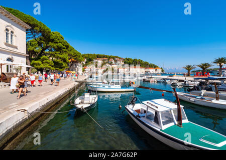 Jelsa, Insel Hvar, Kroatien Stockfoto