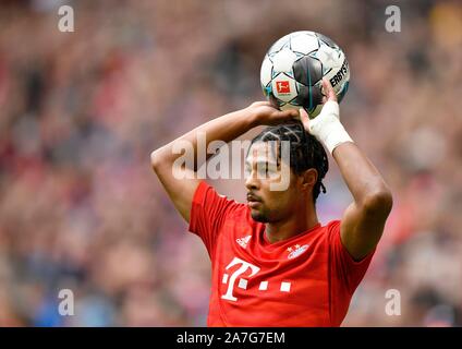 Serge Gnabry FC Bayern München FCB, Allianz Arena, München, Bayern, Deutschland Stockfoto