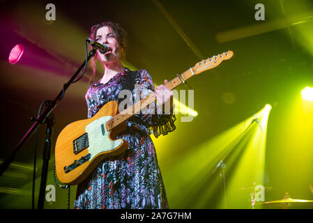 Manchester, Großbritannien. 01.November 2019. Honeyblood am Manchester Academy 3 auf der im normalen Anblick UK Tour, Manchester 2019-11-01 durchführen Stockfoto