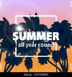 Vektor Zeichnung, Bild der hellen Plakat auf einem isolierten Hintergrund Stock Vektor