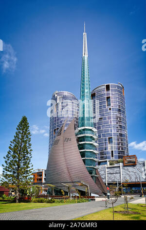 Die berühmten Glockenturm in Perth, Western Australia, Australien am 24. Oktober 2019 Stockfoto