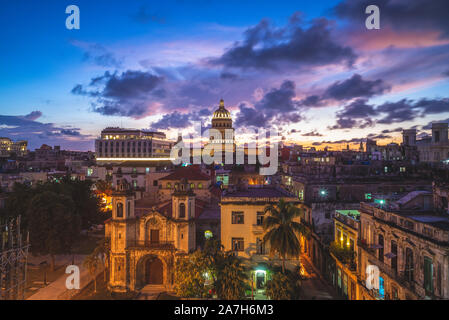 Skyline von Havanna (Havanna), Hauptstadt von Kuba Stockfoto