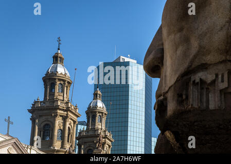 Plaza de Armas, Santiago de Chile Stockfoto