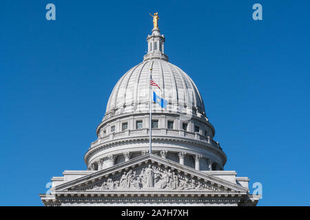 Wisconsin State Capitol Building in Madison, Wisconsin Stockfoto