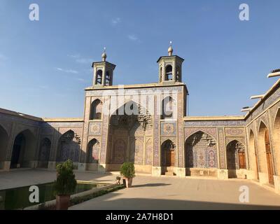 Nasir-ol-molk Moschee Rosa Moschee in Shiraz Stockfoto