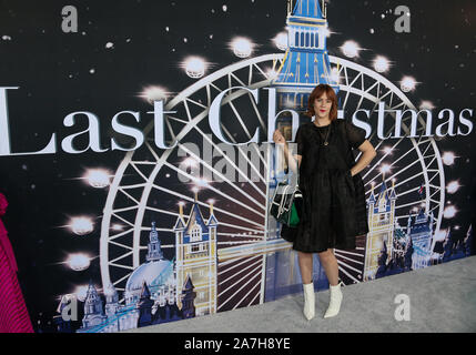 NEW YORK - Okt 29: Bryony Kimmings der Premiere von 'Last Christmas' bei AMC Lincoln Square am 29. Oktober 2019 in New York City besucht. Stockfoto