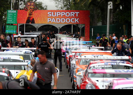 Mexiko City, Mexiko. 25 Okt, 2019. Motorsport: Porsche Mobil 1 Supercup, Mexiko 2019, Racing | Verwendung der weltweiten Kredit: dpa/Alamy leben Nachrichten Stockfoto