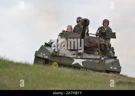 Bild des Yorkshire Kriegszeiten Erfahrung 2019 Stockfoto