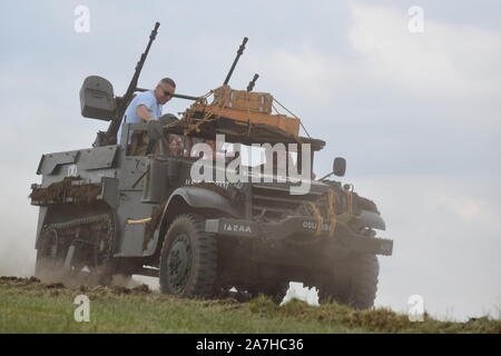 Bild des Yorkshire Kriegszeiten Erfahrung 2019 Stockfoto