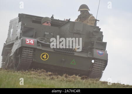 Bild des Yorkshire Kriegszeiten Erfahrung 2019 Stockfoto