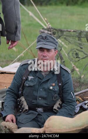 Bild des Yorkshire Kriegszeiten Erfahrung 2019 Stockfoto