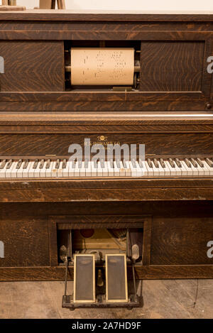 Vintage Howard Player piano, Pendleton, Oregon. Stockfoto