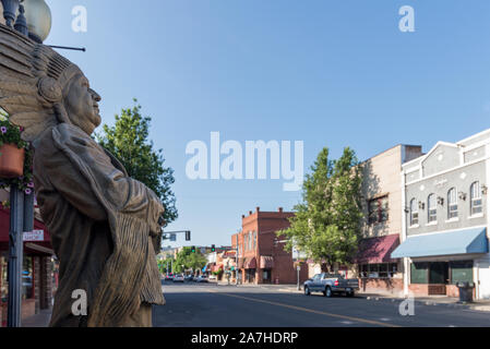 Downtown Pendleton, Oregon. Stockfoto